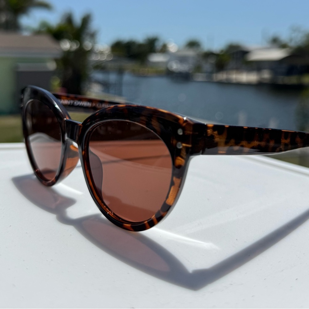 Saint Owen x Curateur Wylde Tortoise Shell Sunglasses - NIP